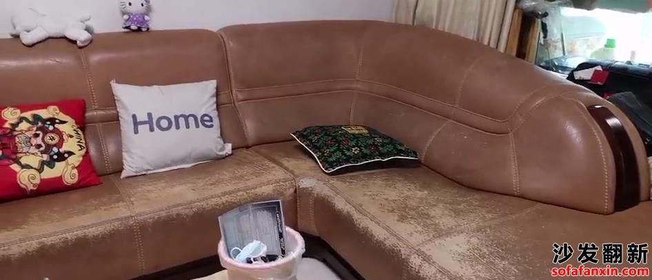 采購龍崗皮沙發(fā)換布